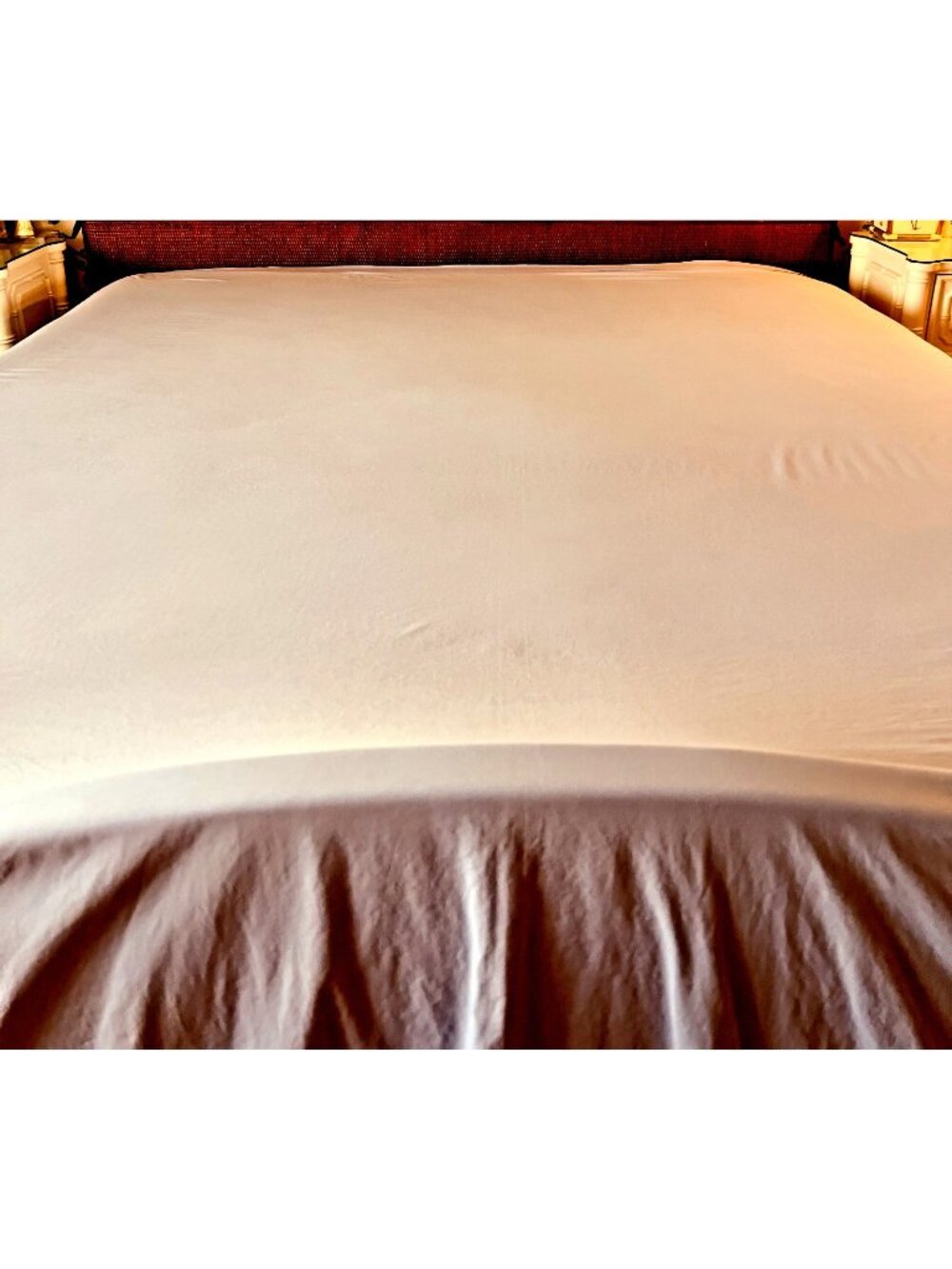 100% Combed COTTON Full FLAT Sheet Yellow Gold Preston Home Collection 86" x 99"